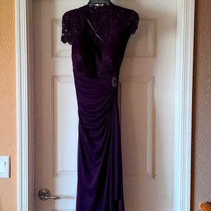 Gorgeous Deep Purple Betsy and Adam's Dress